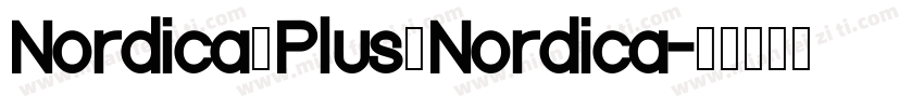 Nordica Plus Nordica字体转换